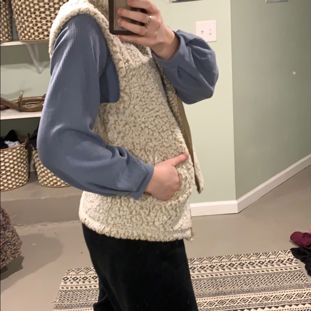Fuzzy vest